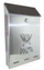 Kuti postare inox A4, çelik inox, bravë Yale, ngjyrë argjendi
