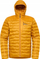 Зимска јакна Jack Wolfskin Passamani Down Hoody M, со пердуви, со капуљаќ, портокалова и жолта