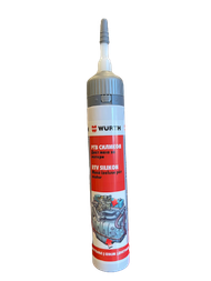 Silikon RTV për motorin dhe trupin e makinave Würth, i zi, 200ml