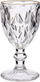 Gotë kristali Glass Diamond, 245 ml, transparente, me detaj ari