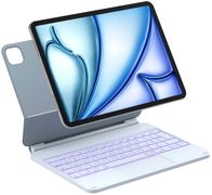 Tastierë Inateck për iPad 11", QWERTZ, me kapak mbrojtës, blu
