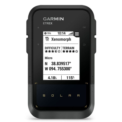 GPS dore Garmin eTrex SE Solar me HRM Dual, Bluetooth, IPX7, ngjyrë zi-gri