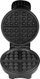 Aparat për waffle LUND Round Waffle Iron, 850W, pllaka jo ngjitëse, inox argjendt e zi