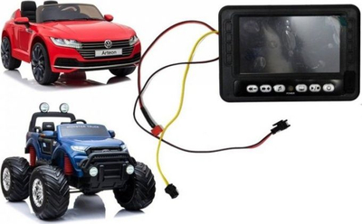 Panel muzike Lean Cars DK-550, LCD MP4, për Ford Ranger Monster Arteon, i zi