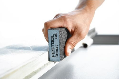 Sfungjer gërryes Festool Granat, 69 x 98 x 26 mm, P120, gri