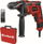 Sfurk me goditje Einhell TC-ID 720/1 E Kit, 720W, me set 5 stërvitje, i kuq