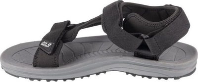 Sandale Jack Wolfskin Wave Breaker M 4052011, mbyllje Velcro, i zi