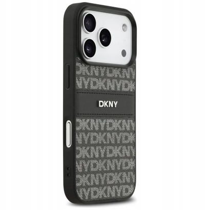 Kapak telefoni DKNY për iPhone 17 Pro Max, me motive, i zi