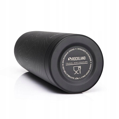 Termos Rockland Helios, 1L, çelik inox, black print
