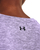 Bluzë sportive Under Armour Tech Vent me mëngë të shkurtra, për goca, ngjyrë vjollcë