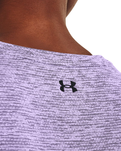 Bluzë sportive Under Armour Tech Vent me mëngë të shkurtra, për goca, ngjyrë vjollcë