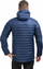 Jakne duks për burra Rab Microlight Alpine, me pupla, me kapuç, blu denim