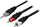 Kabllo audio Deltaco MM-139, 3.5 mm në 2x RCA, 1 m, me ngjyra të ndryshme