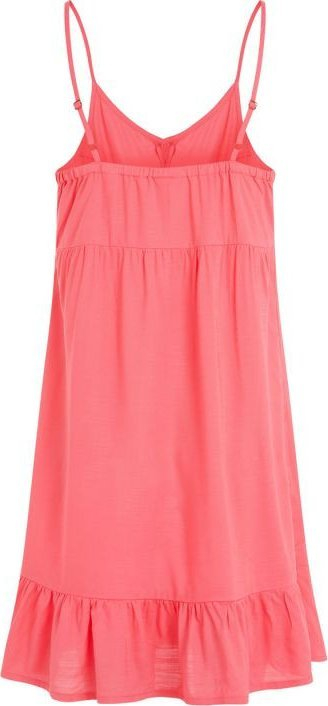 Fustan plazhi O'Neill Malu Beach Dress W, viskozë Livaeco, rripa që rregullohen, rozë