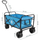 Karrocë plazhi Tourist Beach Cart Deluxe, palosëse 66x48x90cm, mban deri 100 kg, blu