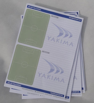 Bllok shënimesh YakimaSport Coach's Pad, format A4, 50 fletë, i bardhë