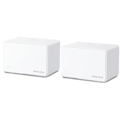 Router Mesh Mercusys Halo H80X, WiFi 6 AX3000, 2 pack, i bardhë
