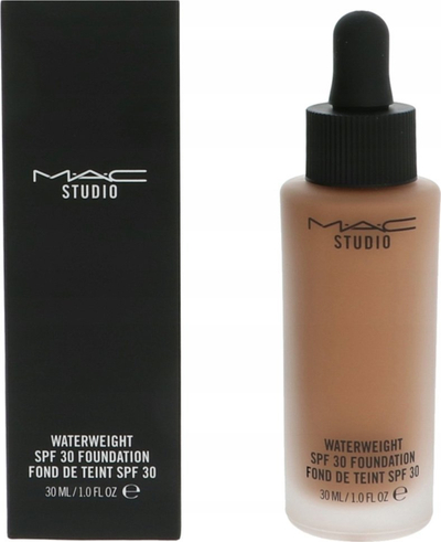 Fondatinë Mac Studio Waterweight SPF 30, Beige, e lehtë, që lag lëkurën