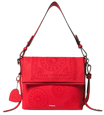 Çantë krahu Desigual 19WAXPDS 3083, e kuqe