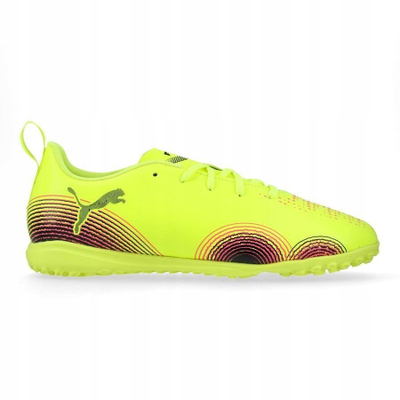 Këpucë futbolli Puma Future 8 Play TT Jr 108396-03, për bar sintetik, të verdha