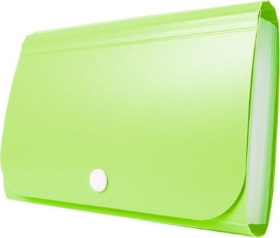 Organizues mini dokumentesh PP Snap, 13 ndarje, jeshil