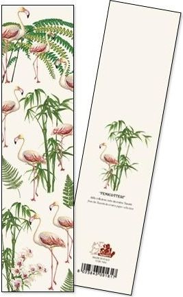 Shënues librash Tassotti Flamingos, set 2 copë, karton 300 g m², shumëngjyrësh