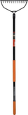 Lopatë kopshti BLACK+DECKER Bow Rake, dorezë fiberglass 150cm, metal, portokalli me të zezë