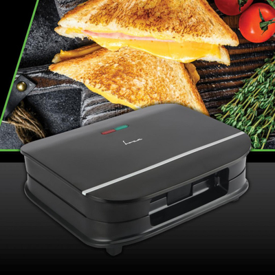 Aparat për sanduiç Fram FSM-700BK, 700W, pllaka jo ngjitëse, i zi