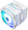 Ладилник за процесор Thermalright Peerless Assassin 120 White ARGB, две кули, 120mm, бел