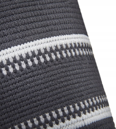 Mbajtëse bërryli Adidas ADSU-12532BK, najlon spandeks, kompresion, e zezë gri
