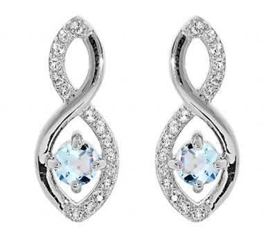 Vathë Brilio Silver Topaz Drop