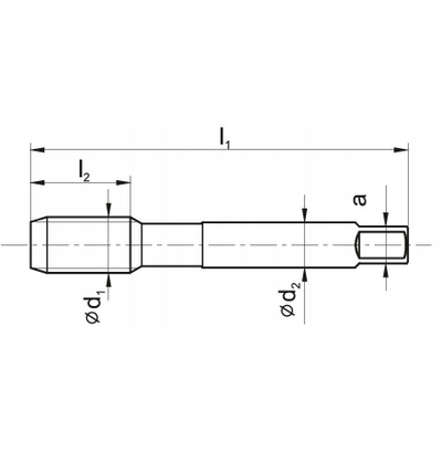 Навојни чешми Fanar M12x1.25 LH, сет 2 парчиња, HSS