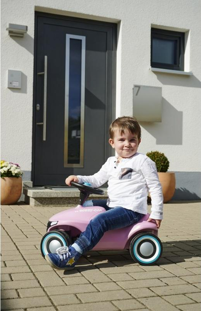 Makinë lodër shtytëse Big Bobby Car Neo, për fëmijë, rozë