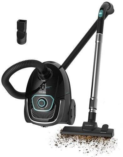 Fshesë me korent Cecotec Conga Powerbag 2500 Compact Plus, kompakte, me kabllo, e zezë
