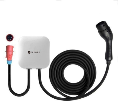 Станица за полнење за електрични автомобили Defenzo Wallbox Home AC7, 7kW 32A, Type 2, бела