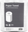 Letra kuzhine Velvet Paper Kitchen Towel, 2-shtresore, set 2 rrotulla, e bardhë