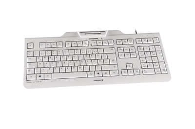 Tastierë CHERRY KC 1000 SC, USB, e bardhë