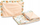 Set karroce Velvet Trolley Peony, jastëk dekorativ, batanije velvet, pjeshkë