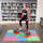 Тепих за вежбање One Fitness MP10, 180 см x 180 см x 1 см, повеќебоен
