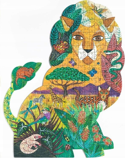 Pallto Djeco Puzz'Art Lion, 350 copka, shumëngjyrësh
