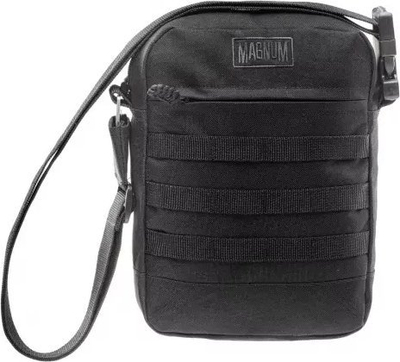 Çantë sportive Magnum Larus Bag M, 2L, poliester, gri e errët