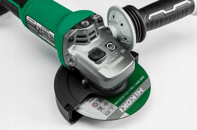 Bruskullë këndi Hikoki G3613DVF W2, 36V, 125mm, jeshile me të zezë