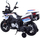 Motor elektrik për fëmijë BMW F850 GS PA0324, me bateri, i bardhë