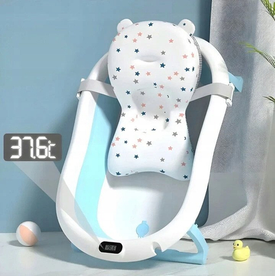 Vaskë bebe Extralink Baby Tub, me termometër LED, blu