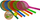Сет рекети за мек тенис Soft Tennis MIX, 430x180x10 mm, повеќебоен
