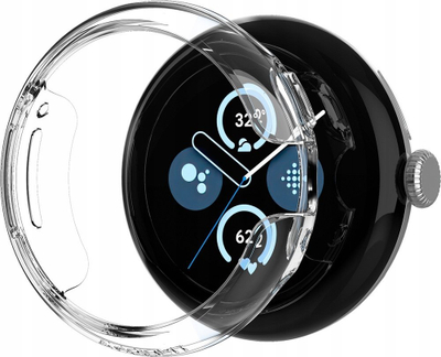 Mbulesë Spigen Thin Fit Crystal Clear, për Google Pixel Watch, transparente