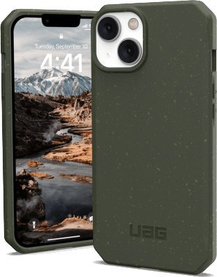 Mbrojtëse telefoni UAG Outback Bio, 6.7\", që tretet në kohë, ngjyrë ulliri