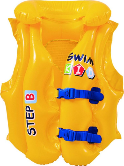 Jeletku i frymë për kalamaj Swim Kid, 46x42cm, standard EU EN13138, e verdhë