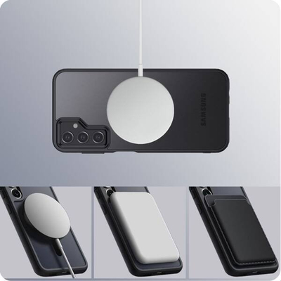 Mbrojtëse telefoni Tech-Protect Magmat MagSafe për Xiaomi Redmi Note 13 Pro 5G dhe Poco X6 5G, TPU + plastikë e fortë, matte, e zezë