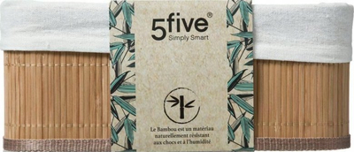 Set shporta Five Simply Smart, 3 copë, bambu dhe poliester, bezhë